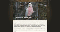 Desktop Screenshot of ironbarkaviaries.com